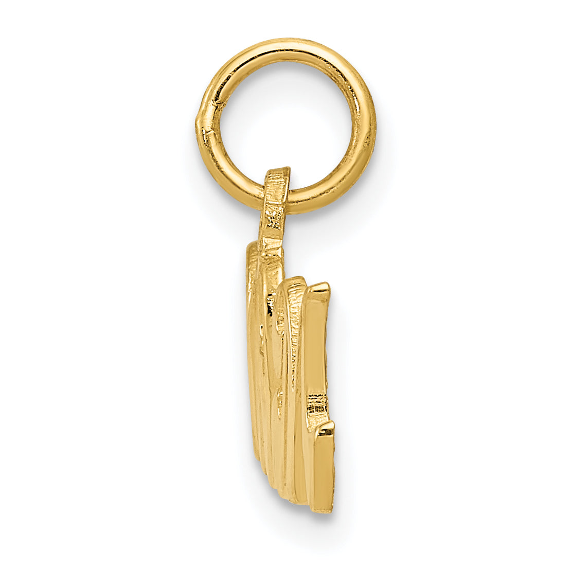 14K Yellow Gold Mom Charm