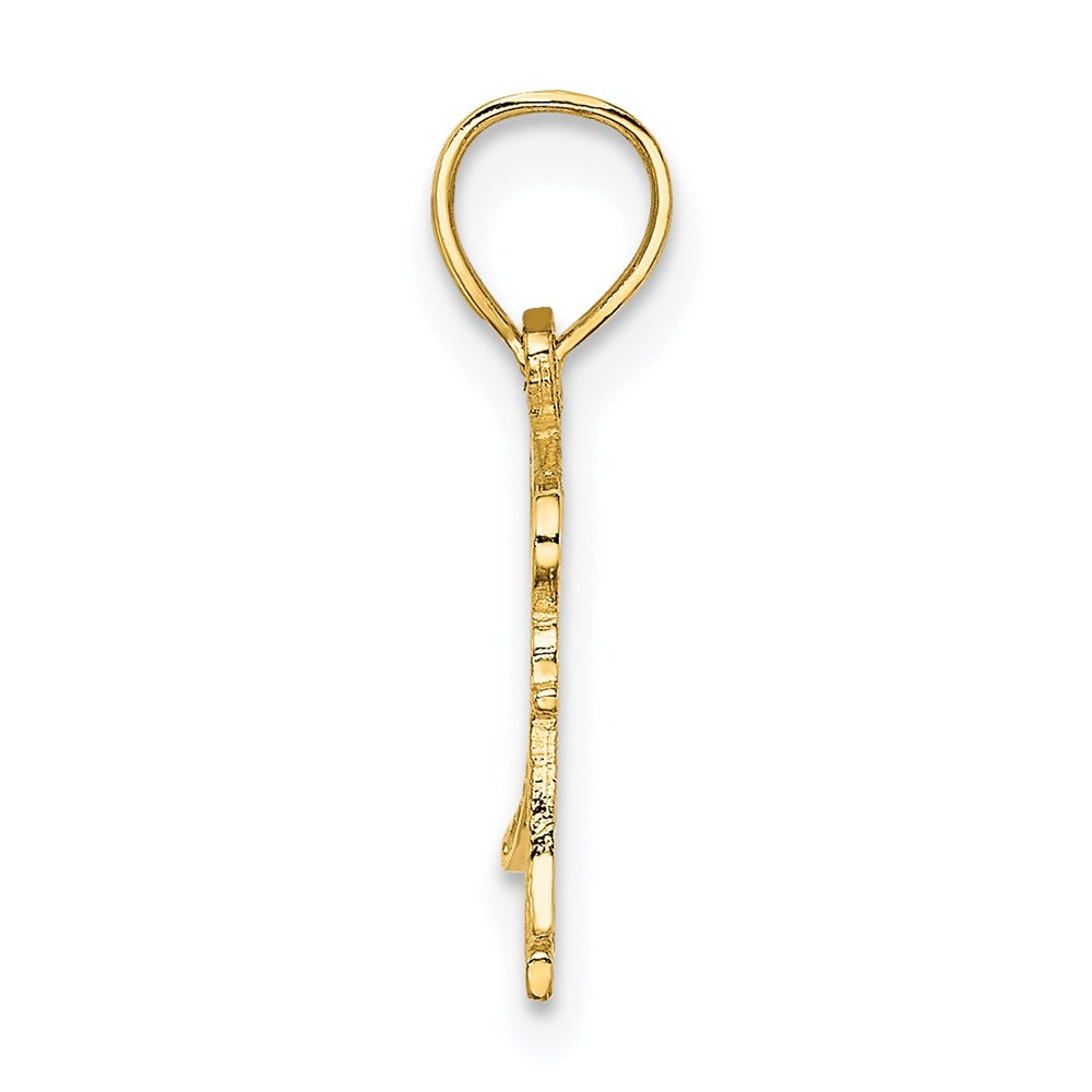 14K Yellow Gold Super Mom Charm