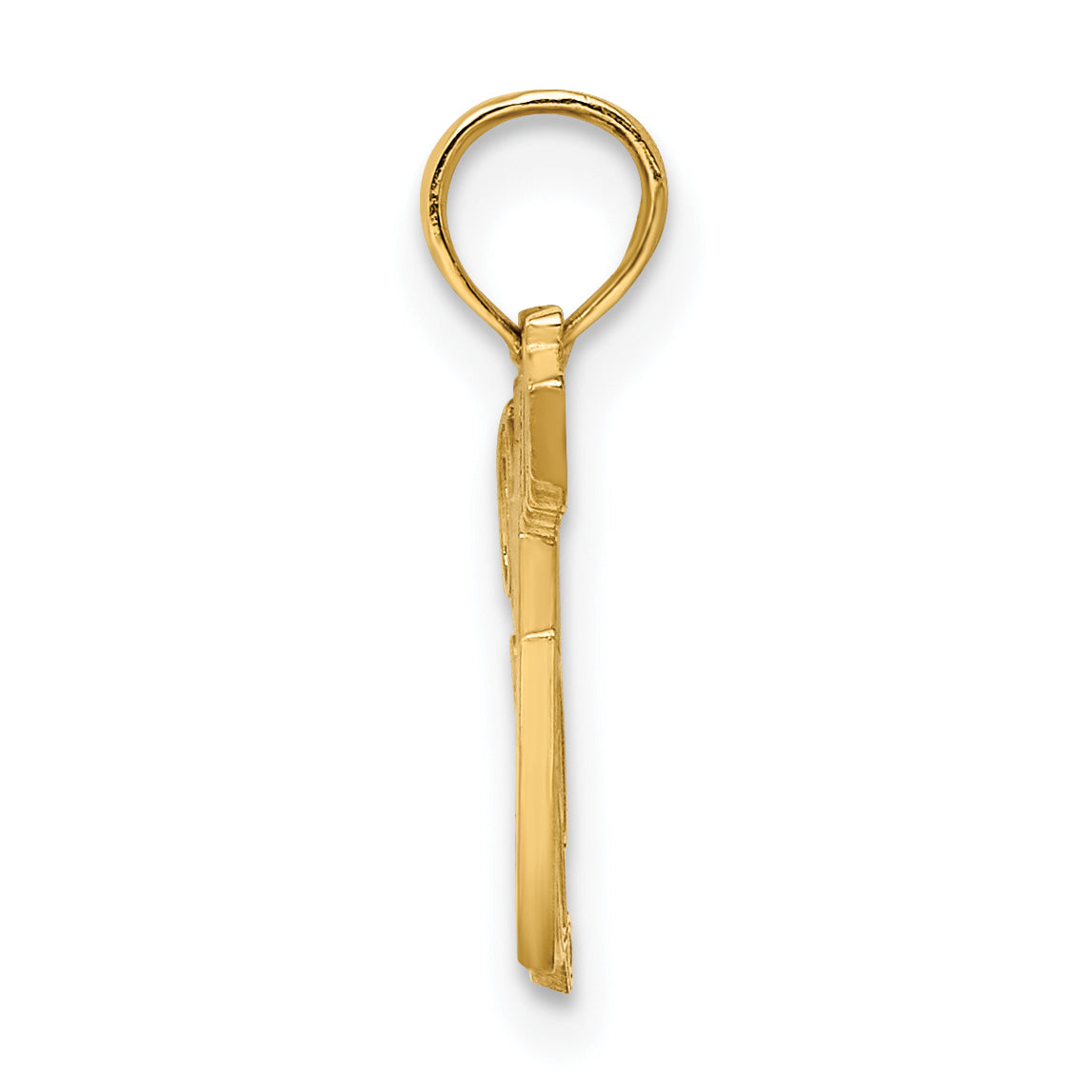 14K Yellow Gold Policeman'S Lady Charm