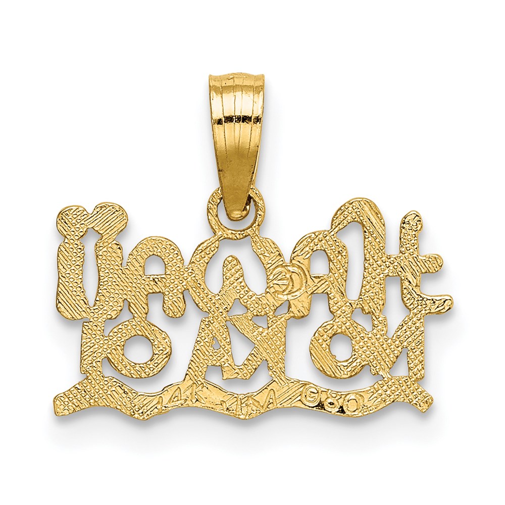 14K Yellow Gold Hawaii No Ka Oi Charm