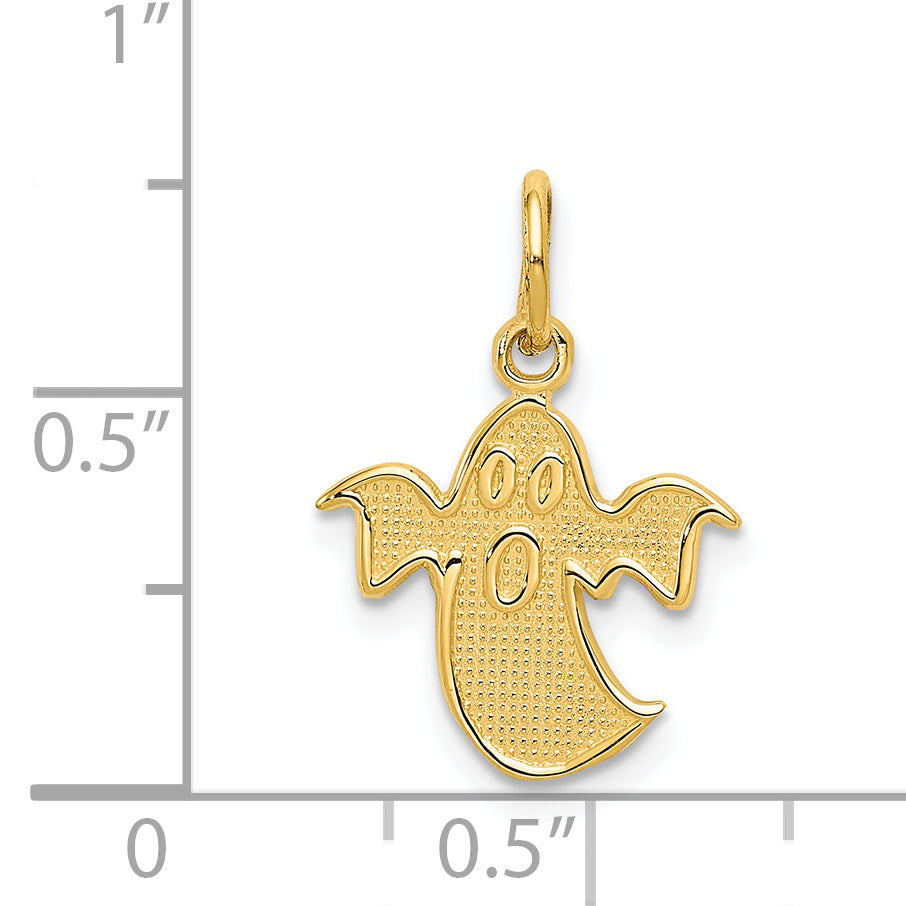 14K Yellow Gold Ghost Charm