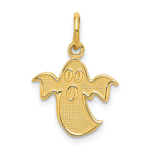 14K Yellow Gold Ghost Charm
