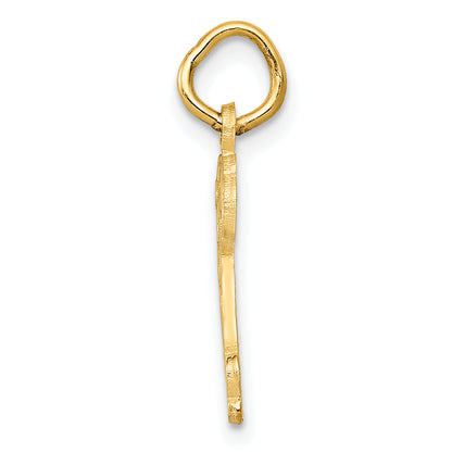 14K Yellow Gold Puppy Charm