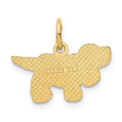 14K Yellow Gold Saint Bernard Charm