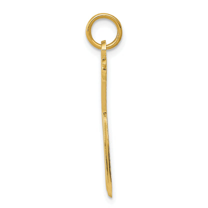 14K Yellow Gold Scissors Charm