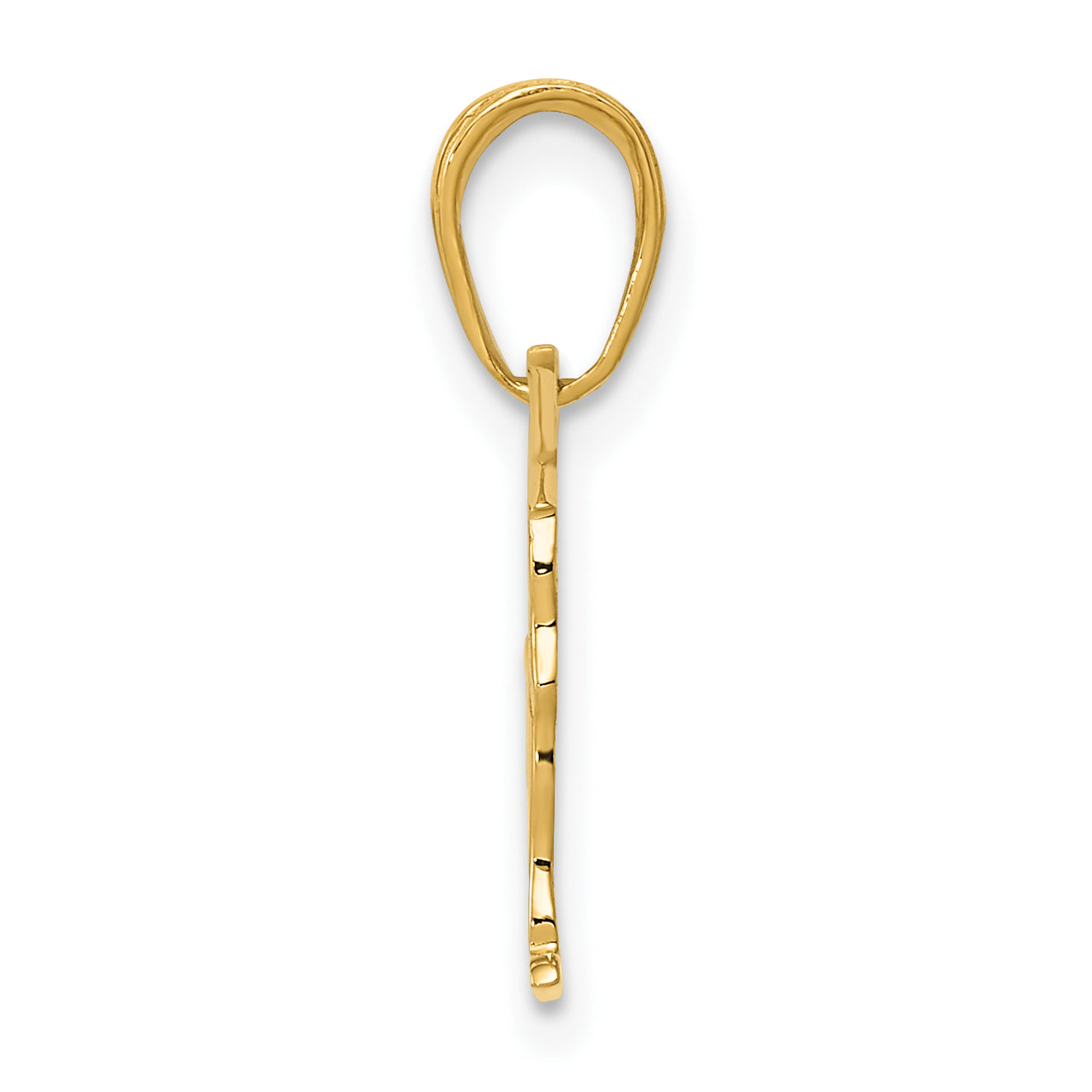 14K Yellow Gold Gymnastics Pendant