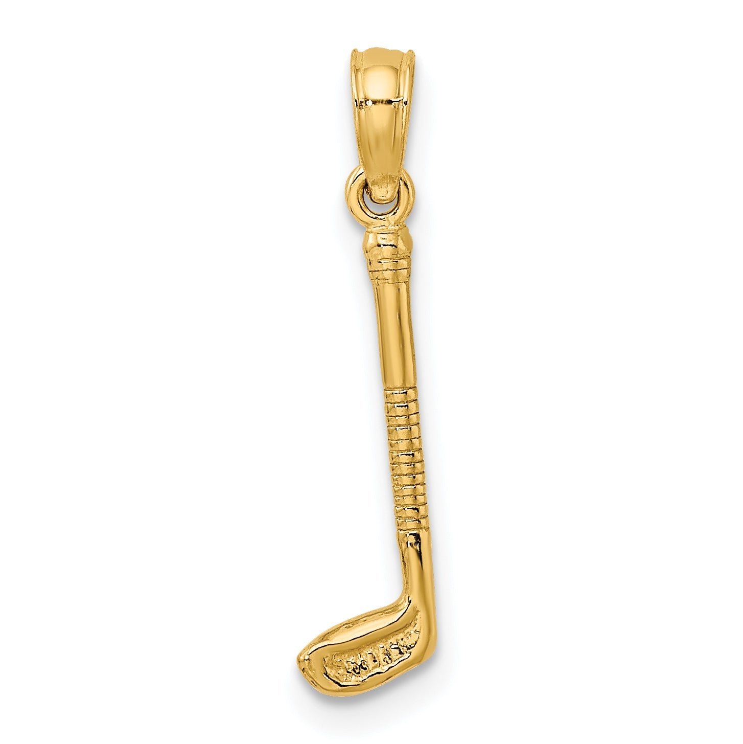 14K Yellow Gold Golf Club Charm