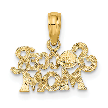 14K Yellow Gold Soccer Mom Charm