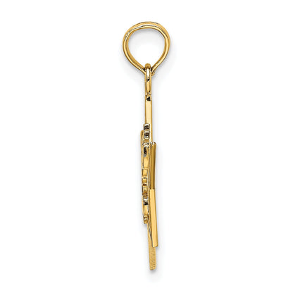 14K Yellow Gold Sweet 16 Charm