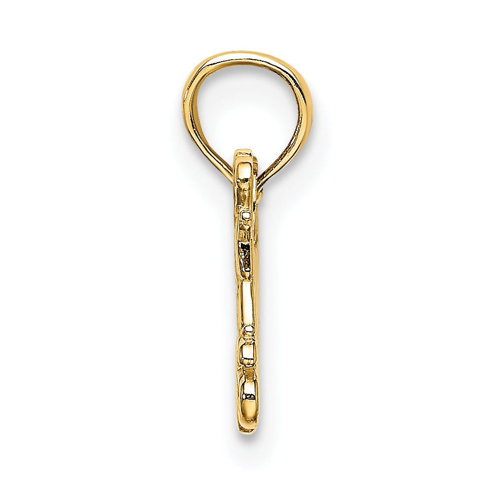 14K Yellow Gold I Love My Grandkids Charm