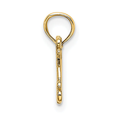 14K Yellow Gold I Love My Grandkids Charm