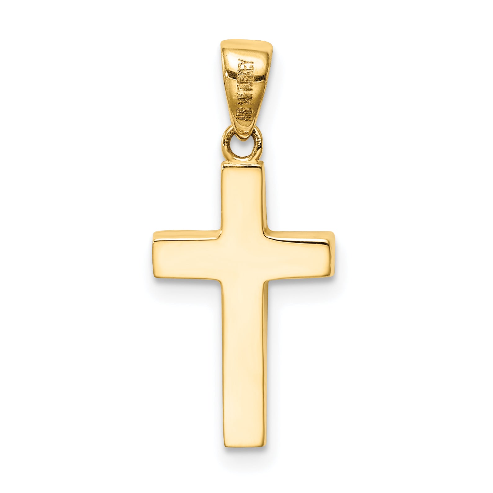 14K Yellow Gold Cross Pendant