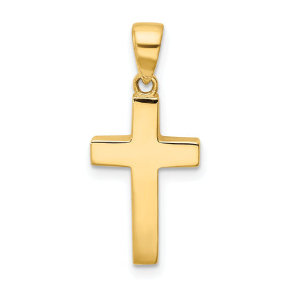 14K Yellow Gold Cross Pendant