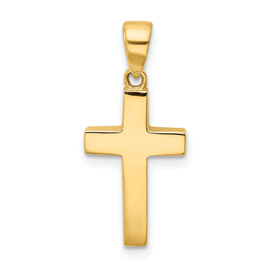 14K Yellow Gold Cross Pendant