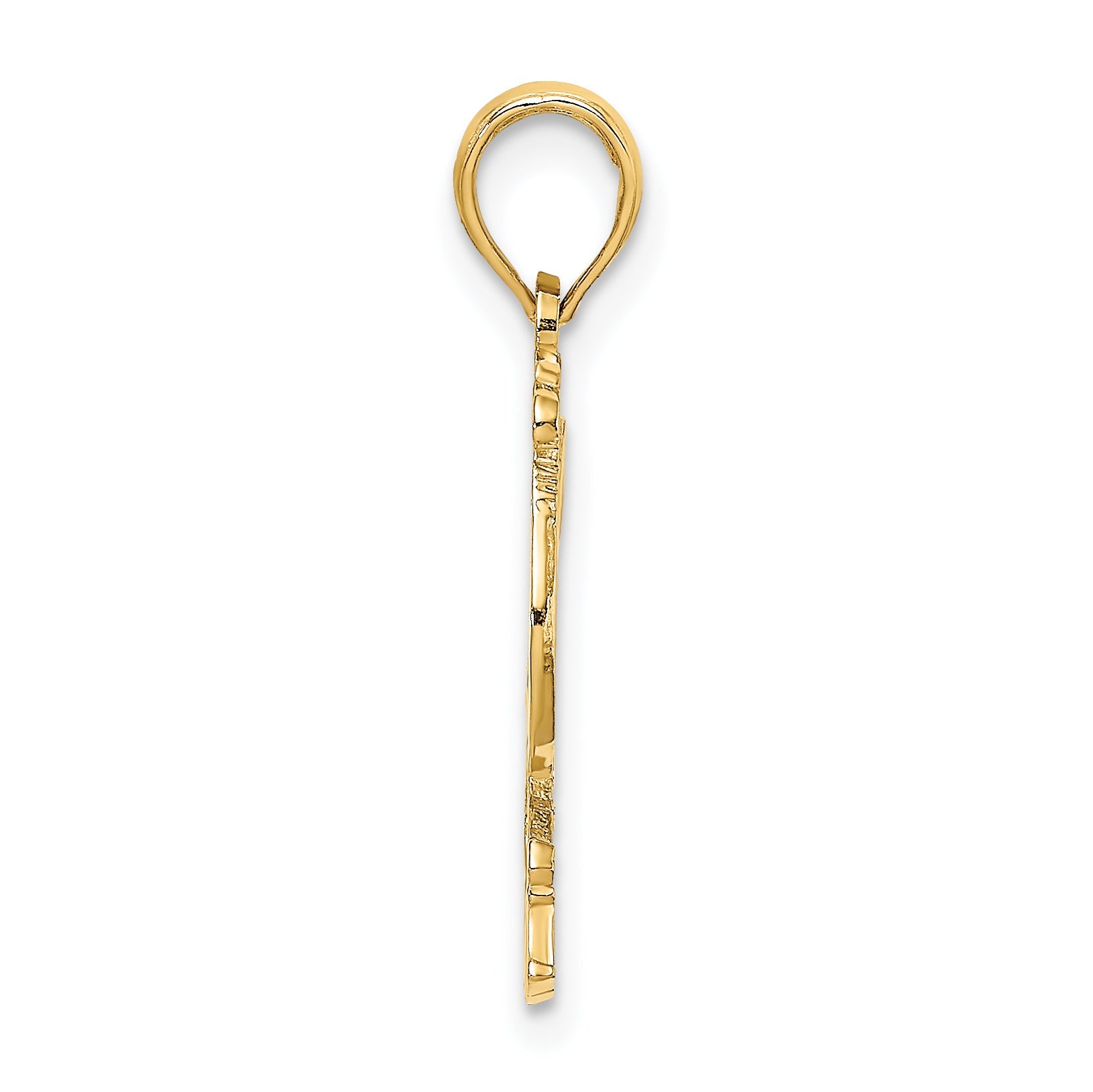 14K Yellow Gold Kauai Rooster Charm