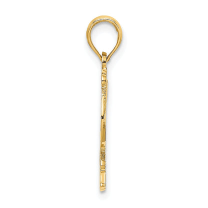 14K Yellow Gold Kauai Rooster Charm