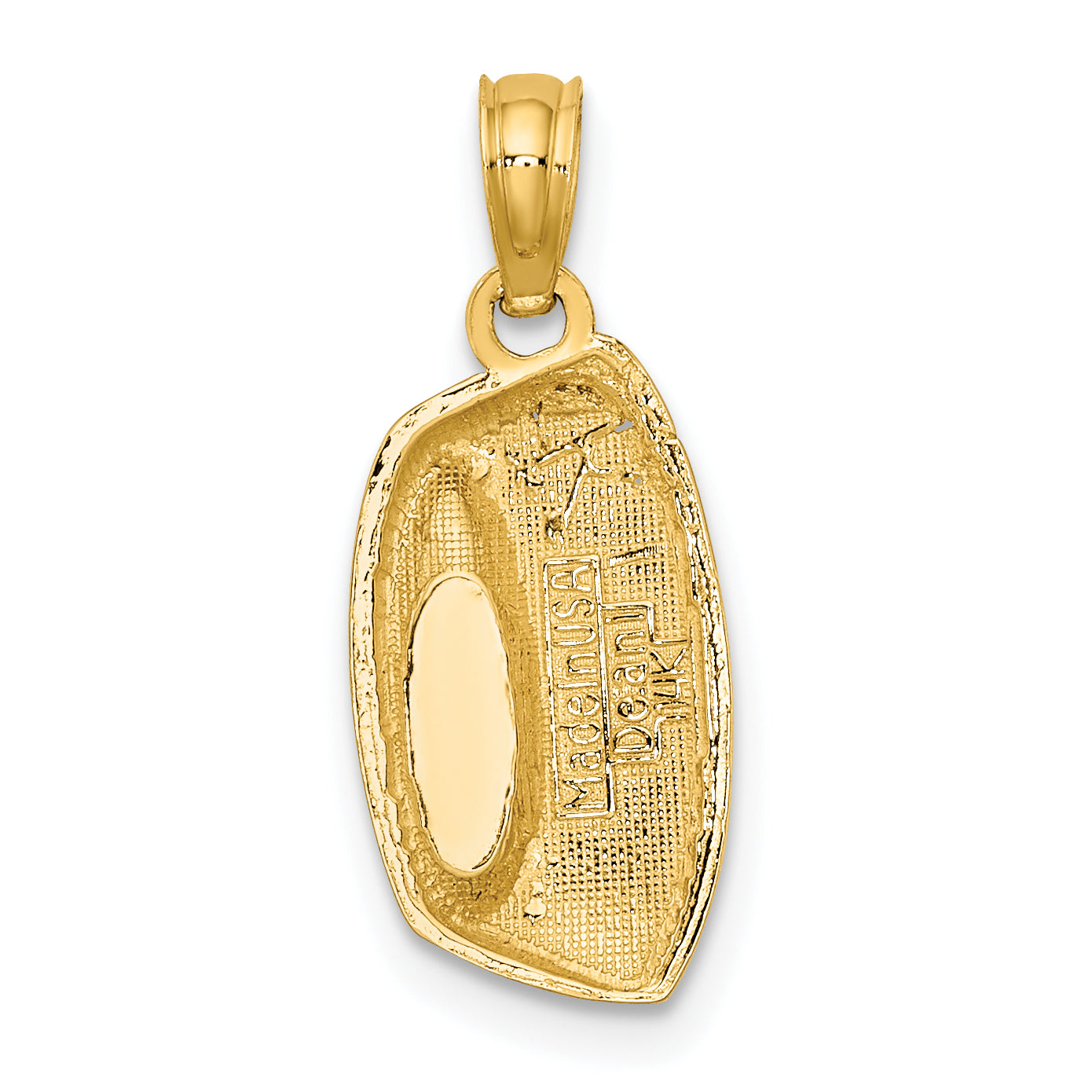 14K Yellow Gold Kitty Bowl Charm