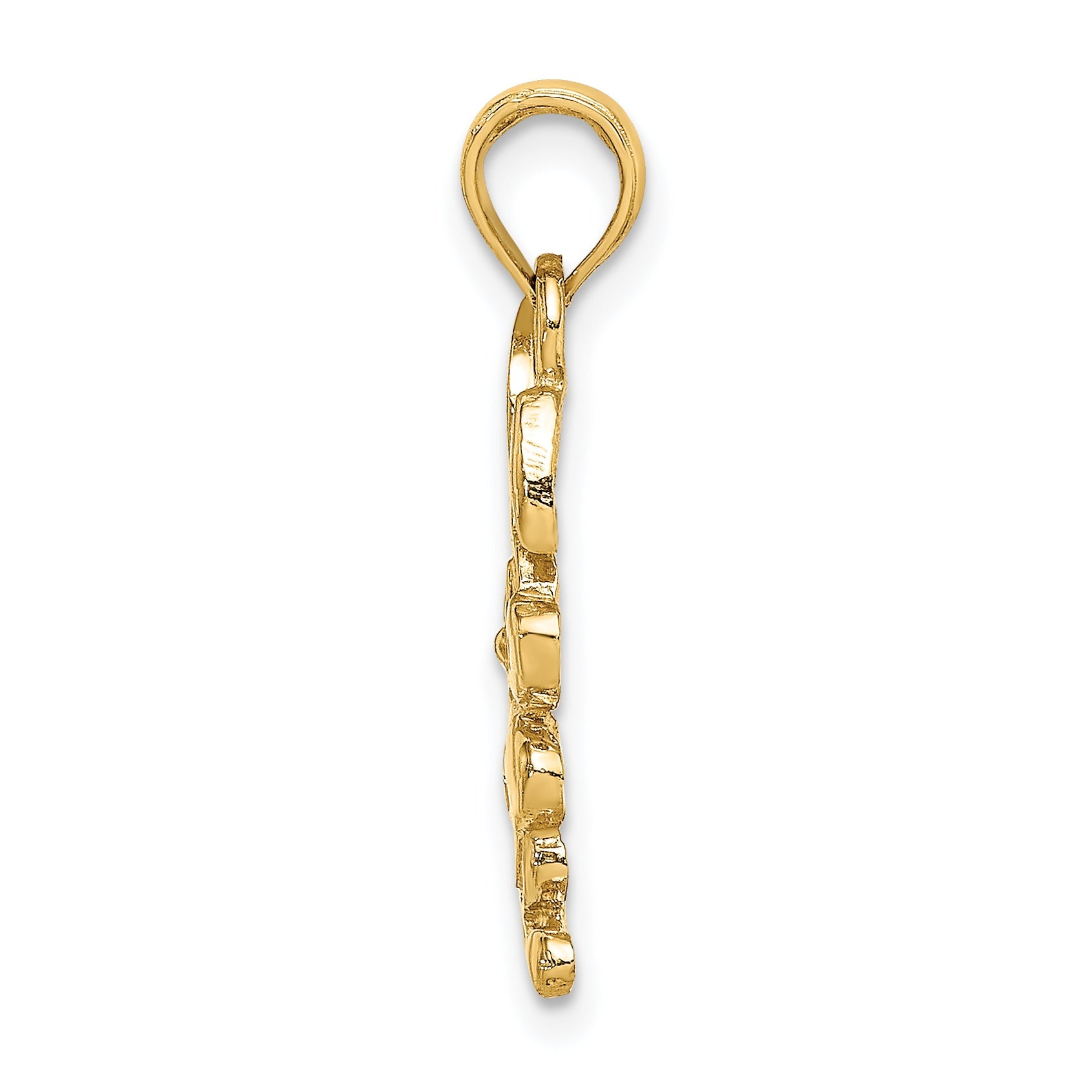 14K Yellow Gold Rabbit Charm