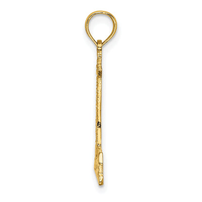 14K Yellow Gold Lighthouse W/ Building Charm