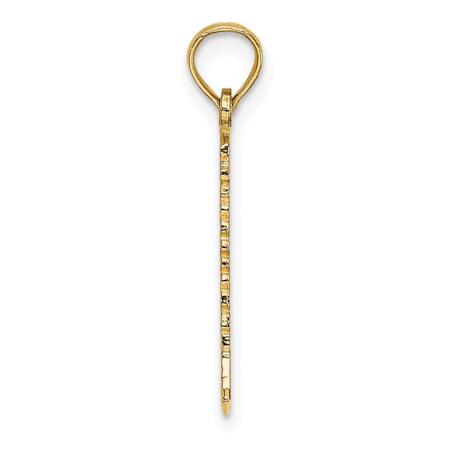 14K Yellow Gold Lighthouse Charm