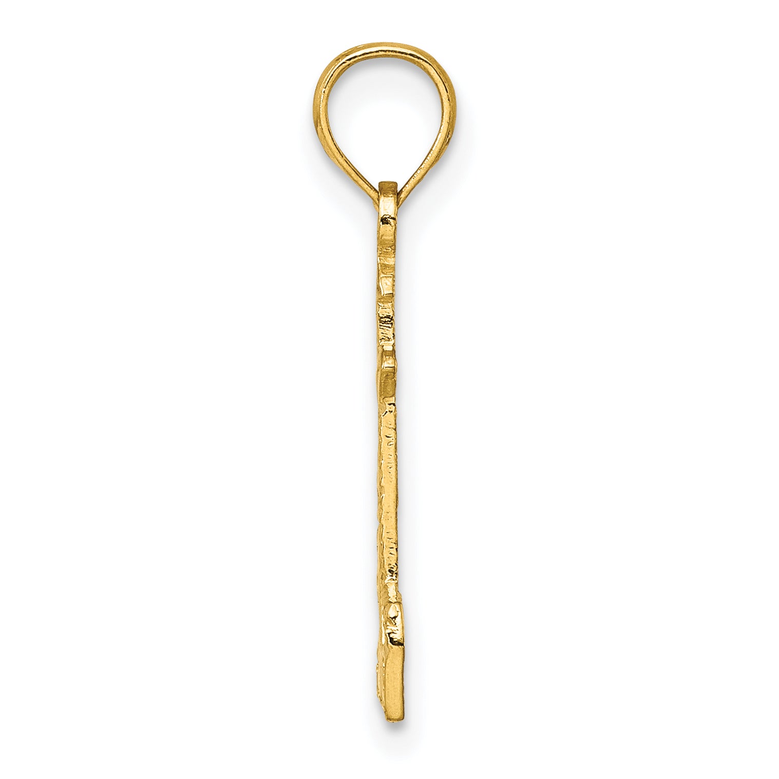 14K Yellow Gold Lighthouse Charm