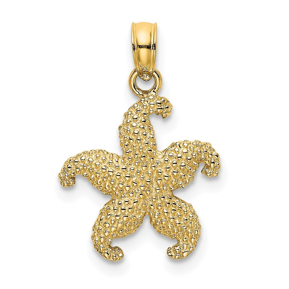 14K Yellow Gold Starfish Charm
