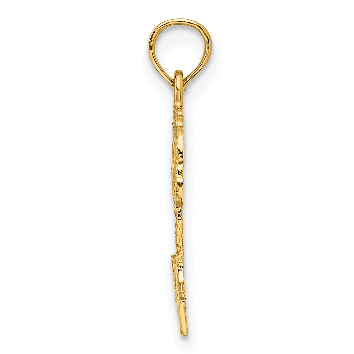 14K Yellow Gold Hawaii Palm Tree Charm