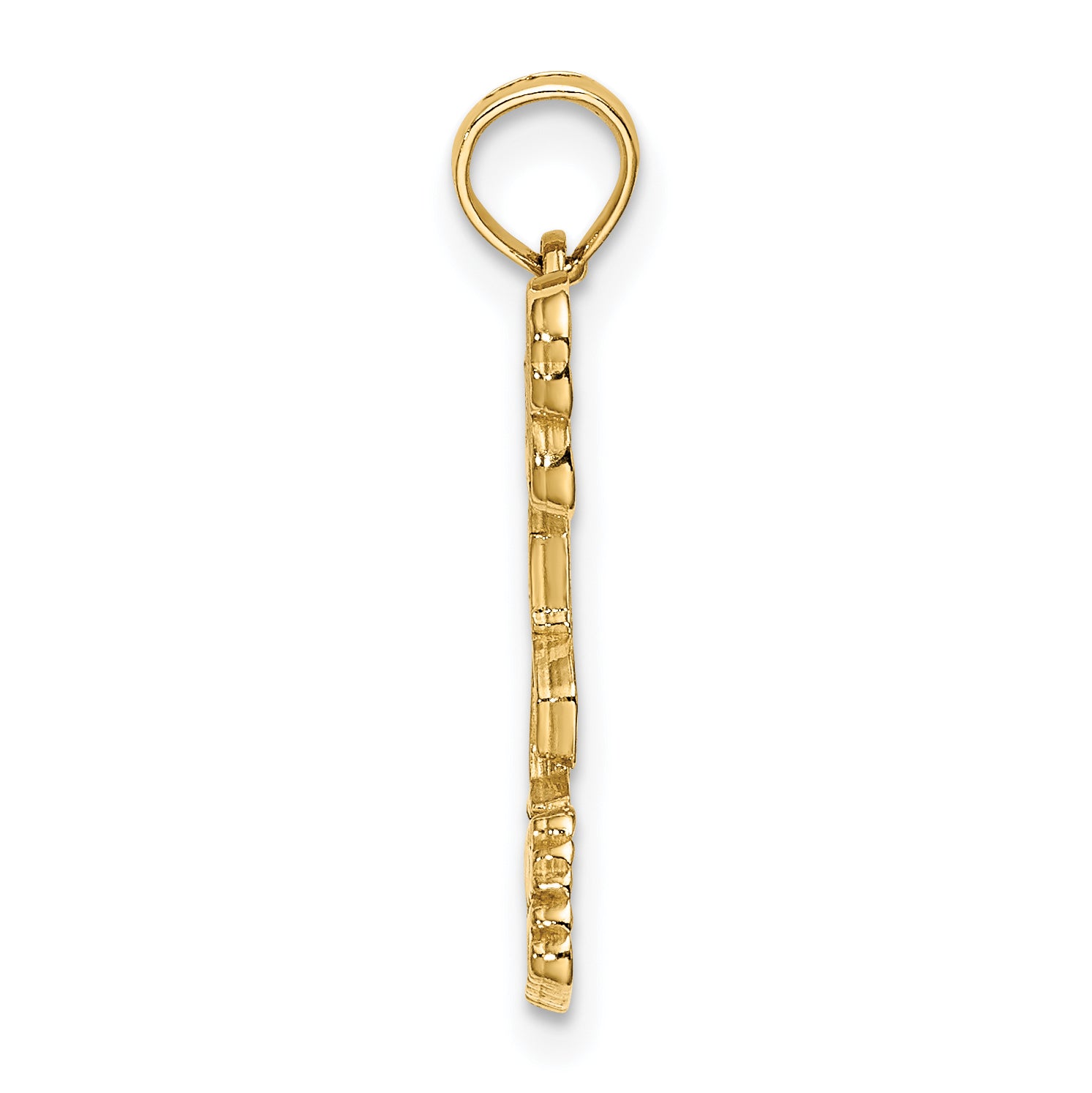 14K Yellow Gold Turks And Caicos Flamingo Charm
