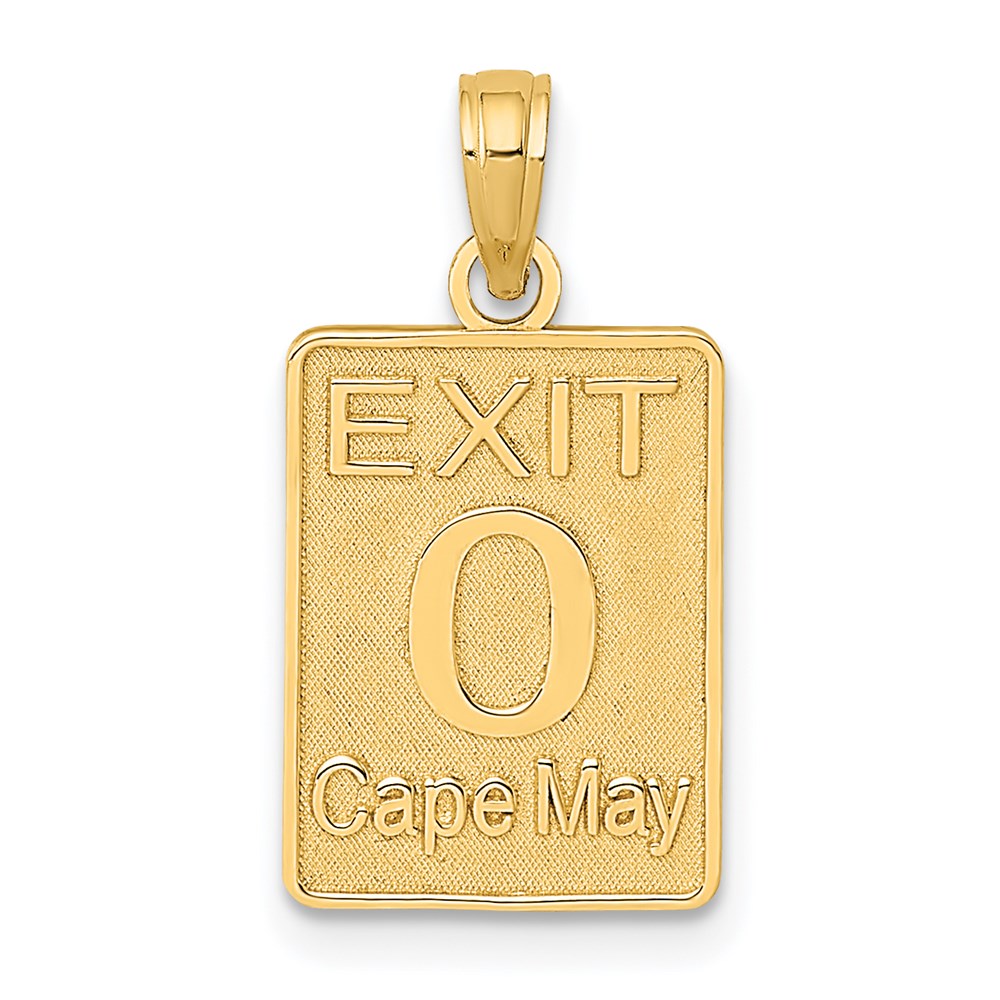 14K Yellow Gold Exit 0 / Cape May Charm