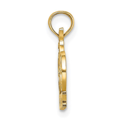 14K Yellow Gold Ocean City Bicycle Charm