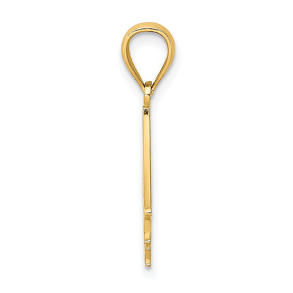 14K Yellow Gold I Heart Cape May W/ Cut-Out Boat Charm