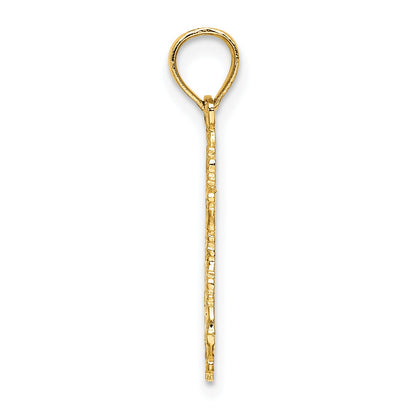 14K Yellow Gold Star Of David Charm