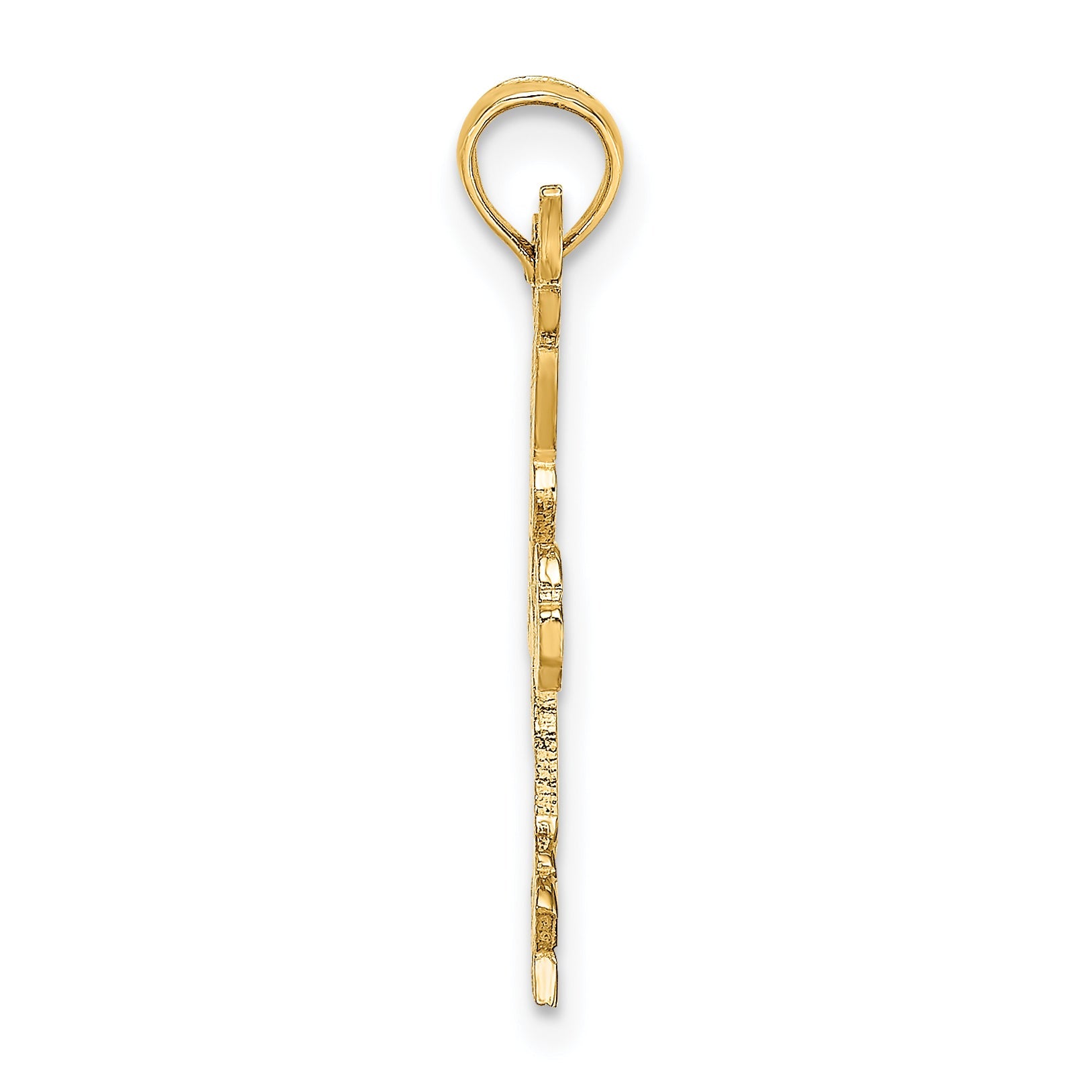 14K Yellow Gold Gymnastics Charm