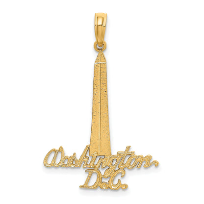 14K Yellow Gold Washington D.C. Monument Charm