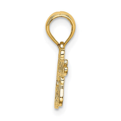 14K Yellow Gold Puerto Rican Princess Charm