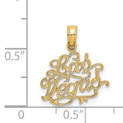 14K Yellow Gold Las Vegas Charm