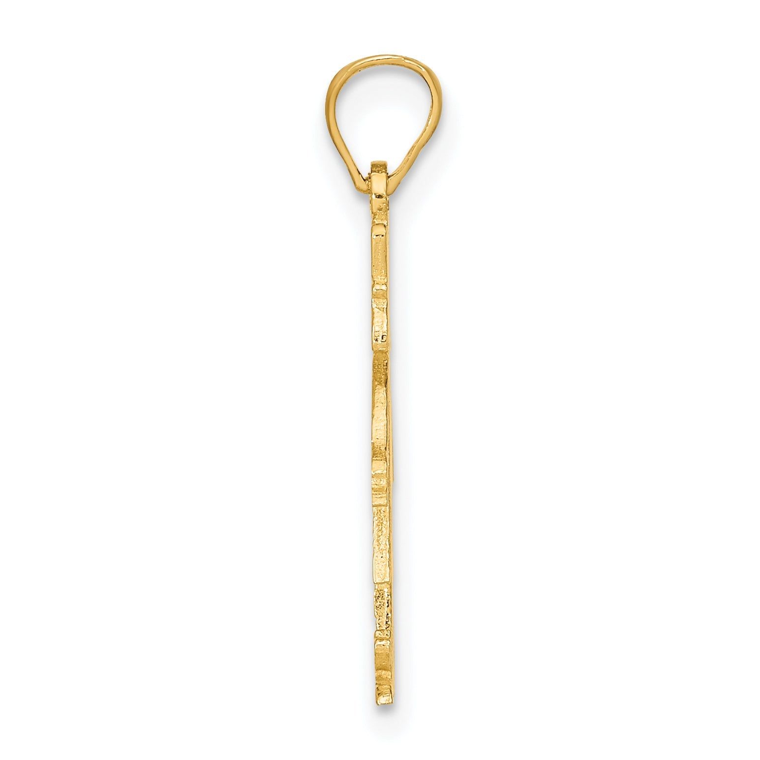 14K Yellow Gold Girl Charm