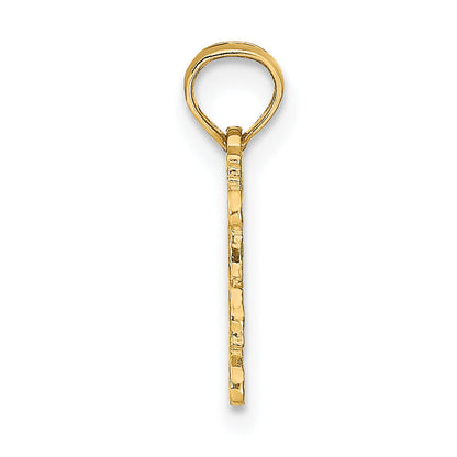 14K Yellow Gold Taurus Zodiac Charm