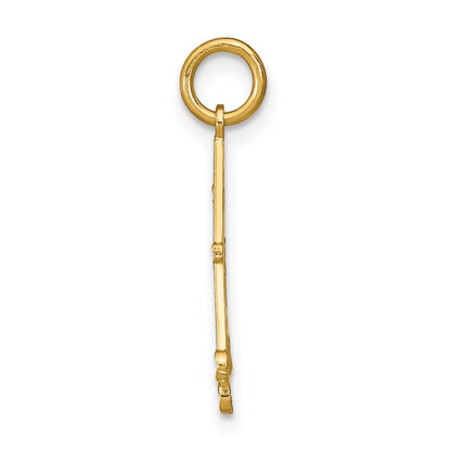 14K Yellow & Rhodium W/Rhodium D/C Chandellier Charm