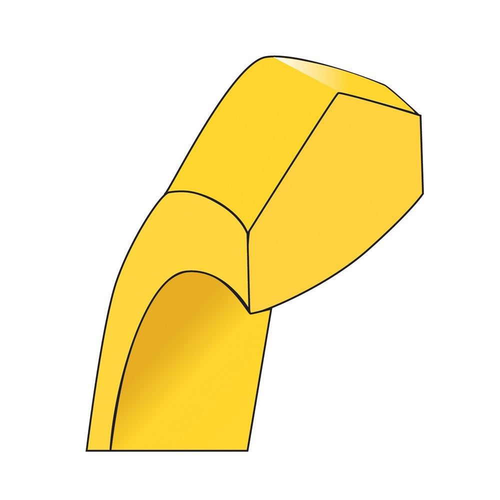 14k Yellow Gold 4mm Knife Edge Comfort Fit Wedding Band Ring