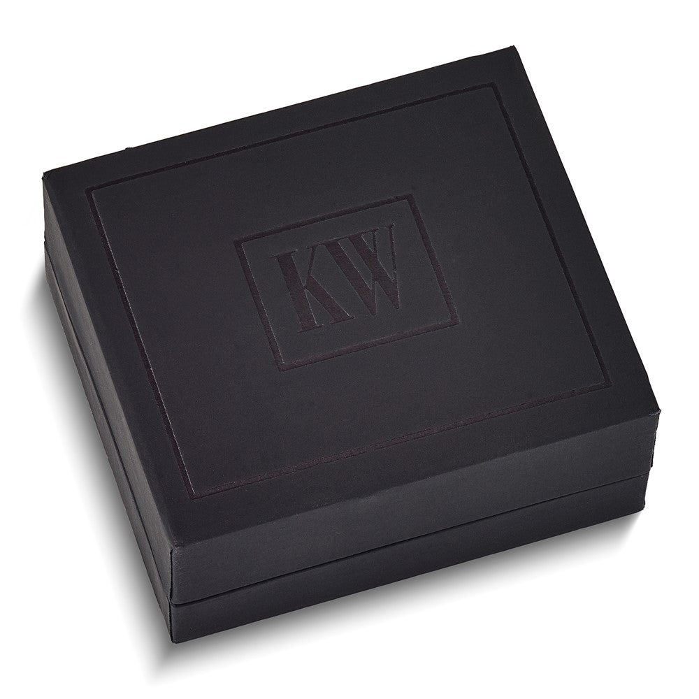 Fashion Kelly Waters Silver Tone Rhodium Plated Open Circle Cz Necklace