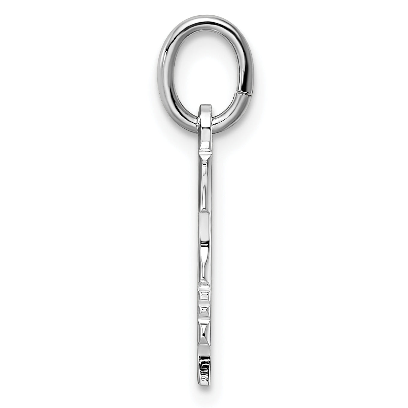 Fashion Kelly Waters Rhodium Plated Small Engraveable Girl Head Charm