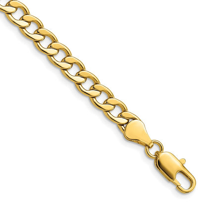 Fashion Kelly Waters Gold Plated 5.5mm Curb 20 Inch Chain Necklace