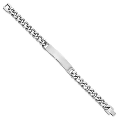 Stainless Steel Kelly Waters Polished 8.25 Inch Engravable Id Bracelet