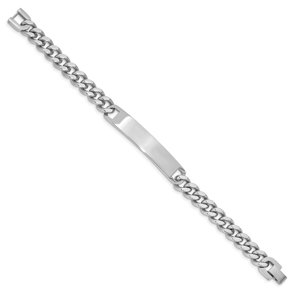 Stainless Steel Kelly Waters Polished 8.25 Inch Engravable Id Bracelet