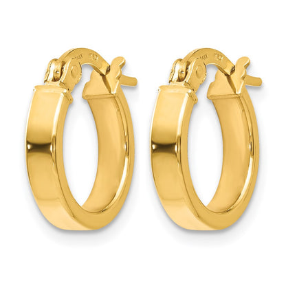 14K Yellow Gold Polished Earrings