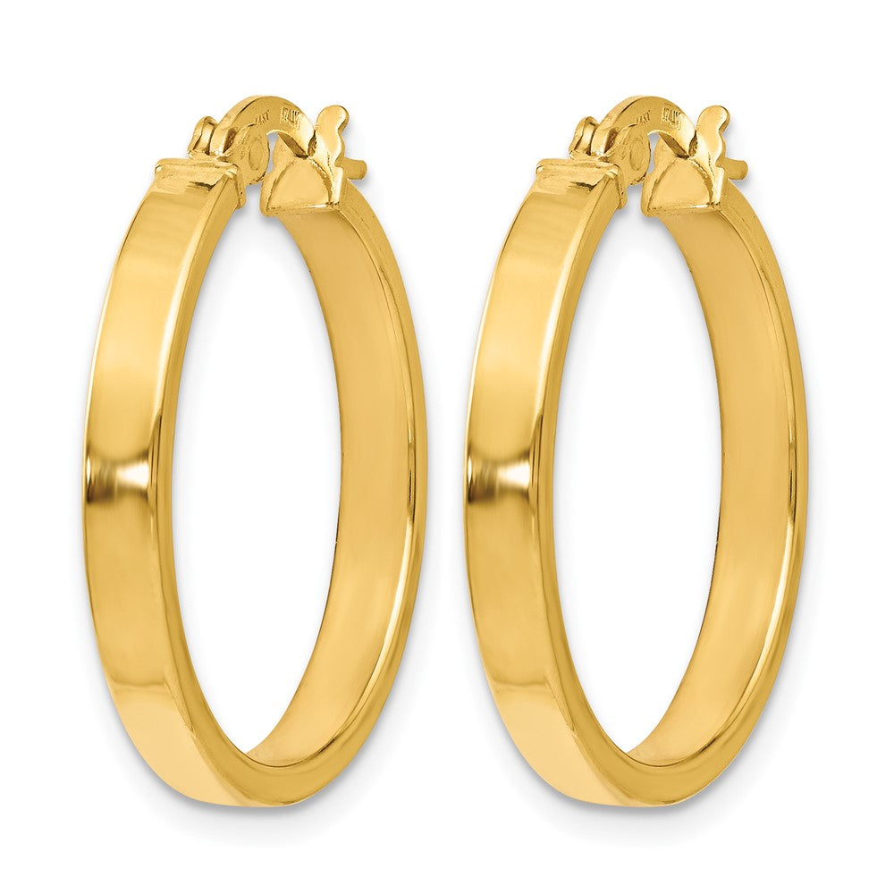 14K Yellow Gold Polished Earrings