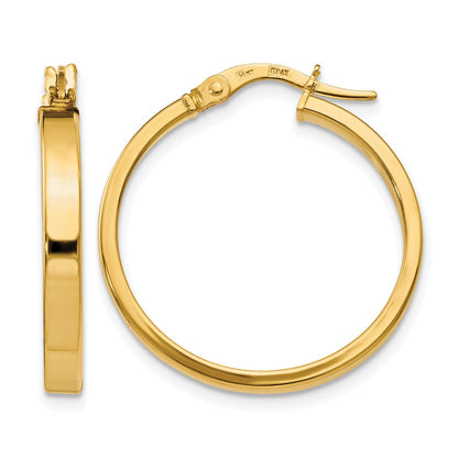 14K Yellow Gold Polished Earrings