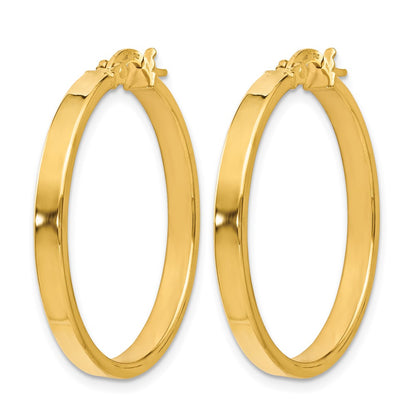14K Yellow Gold Polished Earrings