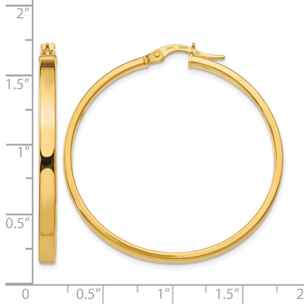 14K Yellow Gold Polished Earrings